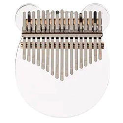 Kalimba Instrument muzical cu 17 note Sticla transparenta model urechi pisica