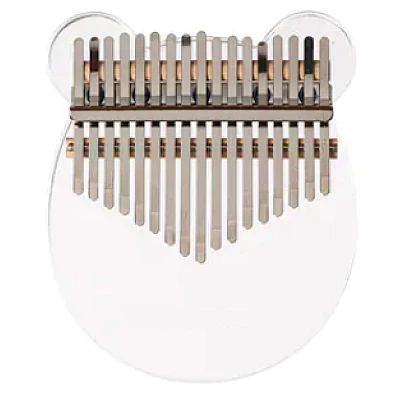Kalimba Instrument muzical cu 17 note Sticla transparenta model urechi pisica Kalimba Instrument muzical cu 17 note Sticla transparenta model urechi pisica