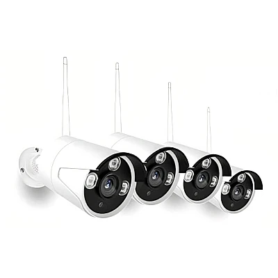 KIT de supraveghere Wireless JORTAN 4 camere HDMI Infrarosu Vizualizare pe Telefon KIT de supraveghere Wireless JORTAN 4 camere HDMI Infrarosu Vizualizare pe Telefon