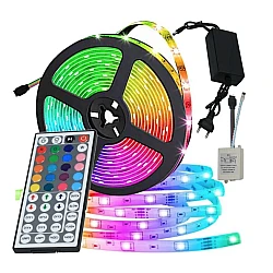 Kit Bandă RGB 5M 280 LED cu telecomanda mare si functii multiple 