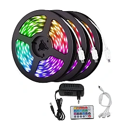 Kit Banda Led Rgb 15 Metri 3x5 Metri 5050 cu Telecomanda