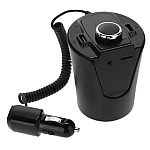 Kit Multifunctional BX6 BX7 FM functie Bluetooth cu 2 porturi USB Slot TF CARD AUX Negru