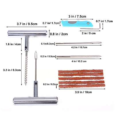 Kit Reparatie Pana Anvelopa Vulcanizare Metalic Kit Reparatie Pana Anvelopa Vulcanizare Metalic