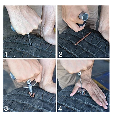 Kit Reparatie Pana Anvelopa Vulcanizare Metalic Kit Reparatie Pana Anvelopa Vulcanizare Metalic