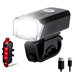 Kit lampa fata si spate bicicleta HY025