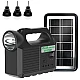 Kit solar GD-8017 MUSIC portabil cu 3 becuri XL Kit solar GD-8017 MUSIC portabil cu 3 becuri XL