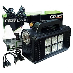 Kit solar GD-8077 cu lampa multifunctionala