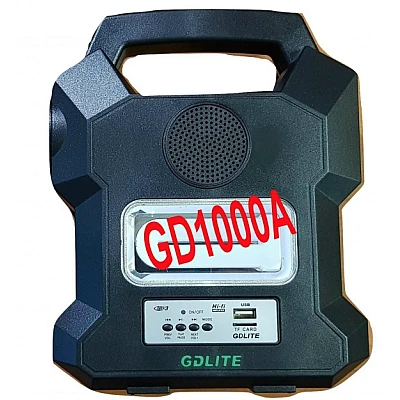 Kit solar GD-Lite 1000A dotat cu dispozitive USB cu 4 becuri LED + Acumulator de mare capacitate + RADIO Kit solar GD-Lite 1000A dotat cu dispozitive USB cu 4 becuri LED + Acumulator de mare capacitate + RADIO