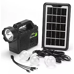 Kit solar GDPlus GD-P30 cu 3 becuri