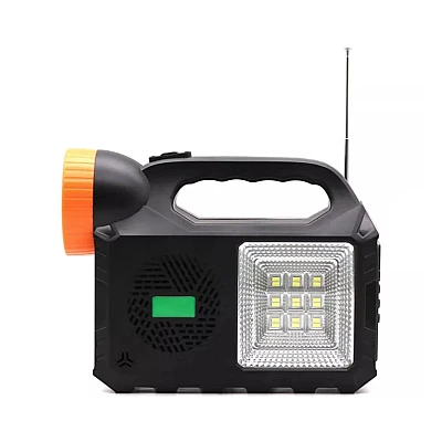 Kit solar de iluminare GD Times GD-102, 3 becuri, boxa BT, radio, 80W XL Kit solar de iluminare GD Times GD-102, 3 becuri, boxa BT, radio, 80W XL