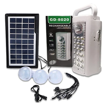 Kit solar de iluminat GDLite GD-8020 Kit solar de iluminat GDLite GD-8020