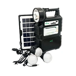 Kit solar portabil Radio FM si Bluetooth CL-810 XL