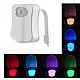 Lampa LED RGB pentru toaleta cu 8 culori senzor miscare Lampa LED RGB pentru toaleta cu 8 culori senzor miscare