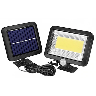 Lampa LED cu panou solar si senzor de miscare 1 CASETA COB Lampa LED cu panou solar si senzor de miscare 1 CASETA COB