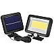 Lampa LED cu panou solar si senzor de miscare 1 CASETA COB Lampa LED cu panou solar si senzor de miscare 1 CASETA COB
