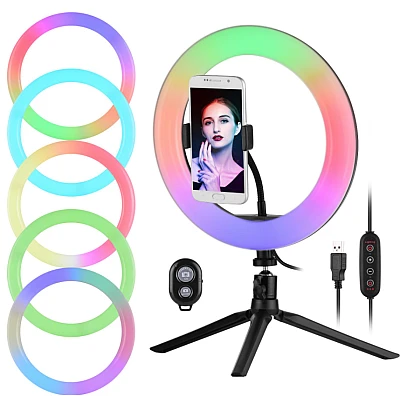 Lampa Ring Light Circulara Led RGB 12" Lampa Ring Light Circulara Led RGB 12