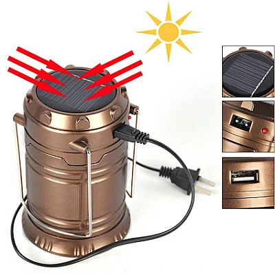 Lampa SH-5800T pentru camping cu incarcare solara