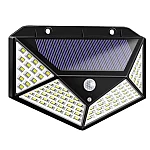 Lampa Solara Senzor De Miscare 100 LED 120 Grade Baterie 18650
