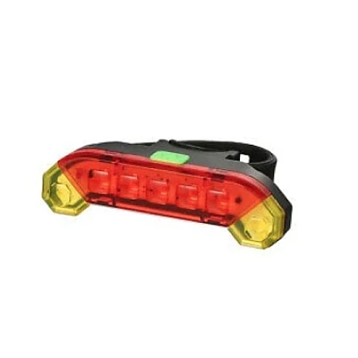 Lampa Stop bicicleta QX-W03 7 LED-uri Rosu-Galben Lampa Stop bicicleta QX-W03 7 LED-uri Rosu-Galben