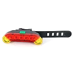 Lampa Stop bicicleta QX-W03 7 LED-uri Rosu-Galben