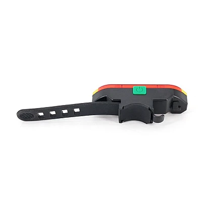 Lampa Stop bicicleta QX-W03 7 LED-uri Rosu-Galben Lampa Stop bicicleta QX-W03 7 LED-uri Rosu-Galben