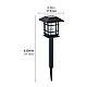 Lampa X17 solara decorativa pentru gradina XL Lampa X17 solara decorativa pentru gradina XL