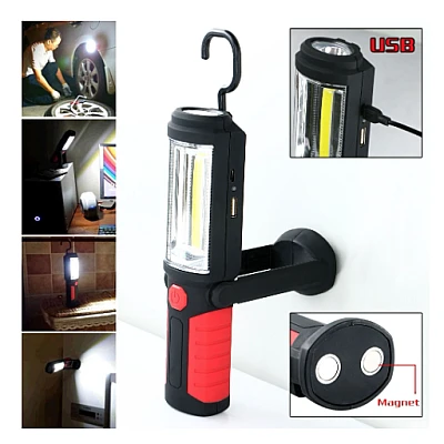Lampa de lucru 3w COB LED cu prindere magnetica Lampa de lucru 3w COB LED cu prindere magnetica