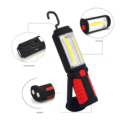 Lampa de lucru 3w COB LED cu prindere magnetica Lampa de lucru 3w COB LED cu prindere magnetica