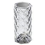 UB Lampa de masa decorativa cu LED tip "Crystal" ALB CALD