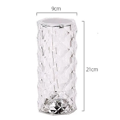 UB Lampa de masa decorativa cu LED tip "Crystal" ALB CALD UB Lampa de masa decorativa cu LED tip "Crystal" ALB CALD