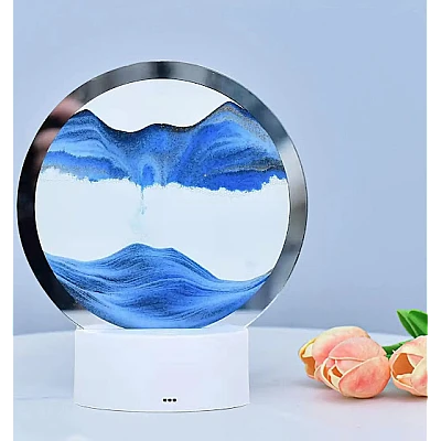UB Lampa decorativa MOV tip clepsidra nisipuri miscatoare UB Lampa decorativa MOV tip clepsidra nisipuri miscatoare