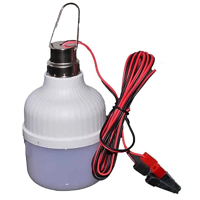 UB Lampa in forma de bec 12V cu LED putere 18W alimentare cu clesti UB Lampa in forma de bec 12V cu LED putere 18W alimentare cu clesti
