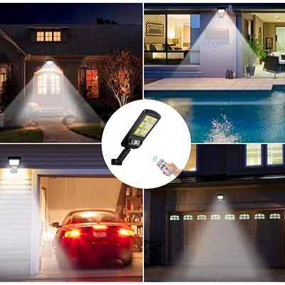 Lampa solara cu senzor 15W RJ-120 HA Lampa solara cu senzor 15W RJ-120 HA