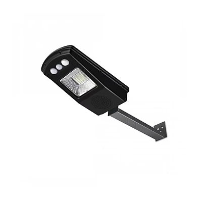 Lampa solara stradala cu difuzor bluetooth si telecomanda Solar Music CL-180 Negru