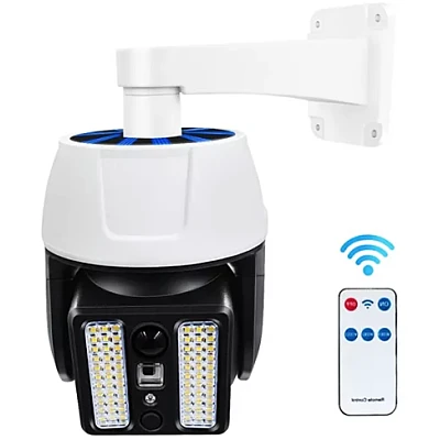 Lampa solara tip camera HW51182 66 SMD LED senzor telecomanda Lampa solara tip camera HW51182 66 SMD LED senzor telecomanda