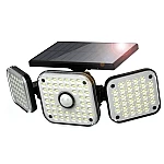 Lampa solara tripla LF-1789A de perete cu senzor miscare