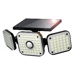 Lampa solara tripla LF-1789A de perete cu senzor miscare