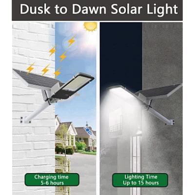 UB Lampa stradala 200W cu panou solar si brat de prindere UB Lampa stradala 200W cu panou solar si brat de prindere