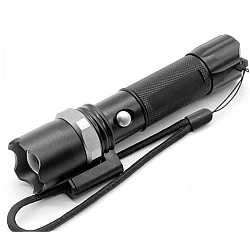 Lanterna SWAT led acumulator 4800 mAh rezistenta socuri si apa HA