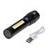 Lanterna TD-C81 cu LED CREE 3 W, LED lateral COB 3 W, acumulator integrat, zoom telescopic Lanterna TD-C81 cu LED CREE 3 W, LED lateral COB 3 W, acumulator integrat, zoom telescopic