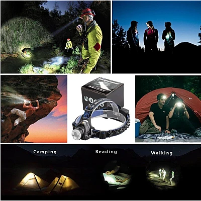 Lanterna de CAP V9 cu LED CREE T6 SE Lanterna de CAP V9 cu LED CREE T6 SE