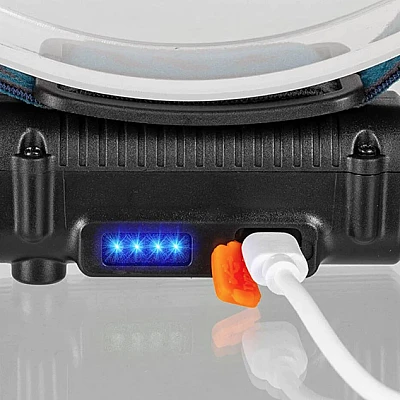 Lanterna de cap W678 cu acumulator banda COB Ultra-Bright Lanterna de cap W678 cu acumulator banda COB Ultra-Bright