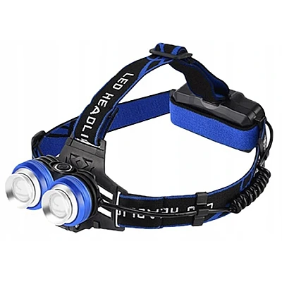 Lanterna de cap cu 2 Led-uri si 4 moduri de iluminare Lanterna de cap cu 2 Led-uri si 4 moduri de iluminare