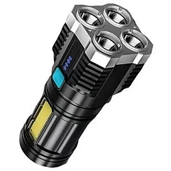 Lanterna de mana 1600 lm 4 LED-uri OSL+1 COB LED - F905