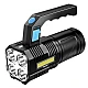 Lanterna de mana F-907 cu 4 LED si COB lateral Lanterna de mana F-907 cu 4 LED si COB lateral