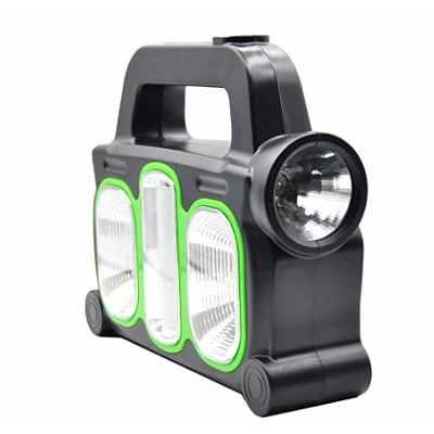 Lanterna de mana/Lampa HB6168 panou solar USB 10W