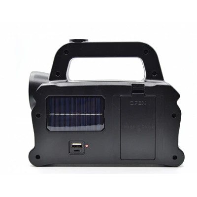 Lanterna de mana/Lampa HB6168 panou solar USB 10W