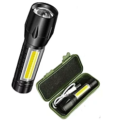 UB Lanterna de mana T6 C812 in cutie verde T630 cu led COB Lateral