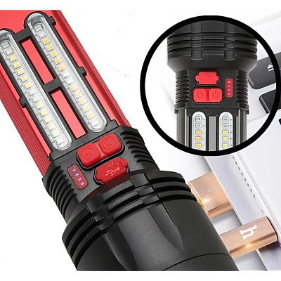Lanterna de mana W5122A cu incarcare solara XL Lanterna de mana W5122A cu incarcare solara XL