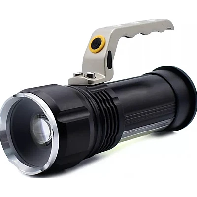 Lanterna de mana cu maner si LED T6, COB lateral Lanterna de mana cu maner si LED T6, COB lateral